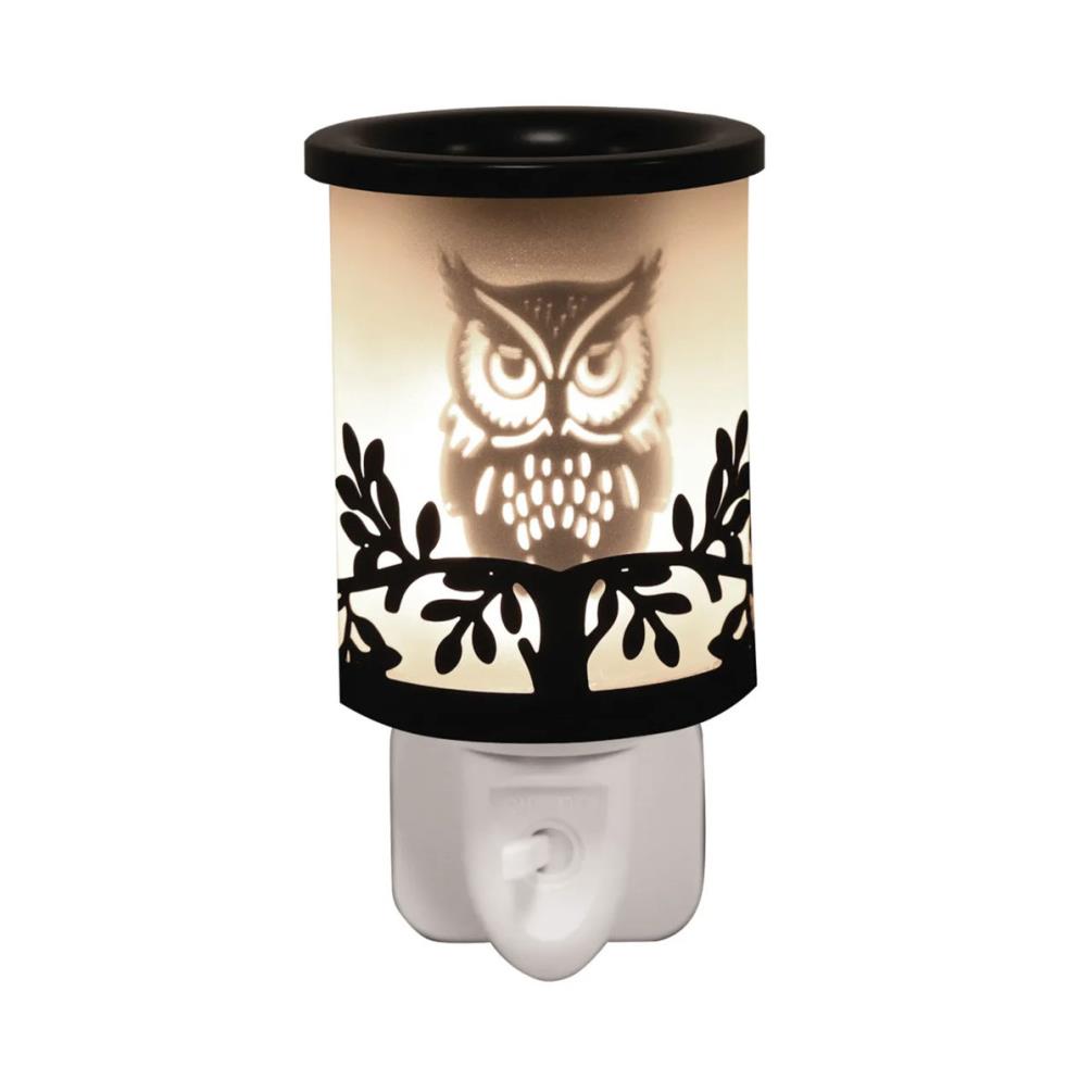 Aroma Black Owl Plug In Wax Melt Warmer £13.04
